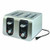BLACK+DECKER TR6341S 4-Slice Toaster, Bagel Toaster, Stainless Steel