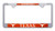 Elektroplate University of Texas Longhorns License Plate Frame