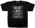 Liquid Blue Mens Ac-DC Label T-Shirt  Black  XX-Large