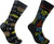 Hyp Friends Mens Crew Socks 2 Pair Pack Shoe Size 6-12
