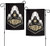 WinCraft NCAA Purdue University Boilermakers 12-5 x 18 Inch 2-Sided Garden Flag - Logo with Black Background
