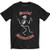 Impact Social Distortion Skelly Logo Fitted Jersey tee -Medium- Black