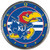 NCAA Kansas Jayhawks WinCraft Official Chrome Clock