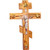 Zuluf Olive Wood Wall Hanging Wood Cross Russian Orthodox Cross Israel 25cm - CRS024 and Holy Land Certificate Zuluf Olive Wood Wall Hanging Wood Cross Russian Orthodox Cross Israel 25cm - CRS024 and Holy Land Certificate