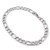 Steelmeup Stainless Steel Simple Classic Figaro Link Chain Bracelet for Men Boys 6mm 9inch