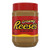 REESES Creamy Peanut Butter  Kosher Peanut Spread  18 Ounce Jar -Pack of 6-