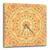 3dRose DPP-11607-1 Orange Abstract Digital Art-Wall Clock  10 by 10-Inch