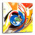 3dRose LLC Original Digital Artwork 10 by 10-Inch Wall Clock
