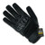Rapdom Tactical Carbon Fiber Knuckle Gloves  Black  Large