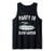 Party In Slow Motion Funny Captain Pontoon Boat Lake Tank Top