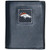 NFL Denver Broncos Gridiron Leather Tri-Fold Wallet