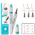 Microblading Eyebrow Tattoo Pen - BEENLE Waterproof Eyebrow Pencil  Lasting Smudge-proof Natural Looking Brows Effortlessly with a Micro-Fork Tip Appl