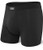 Saxx Underwear Mens Boxer Briefs  Undercover Mens Underwear  Boxer Briefs with Fly and Built-in Ballpark Pouch Support Black Small