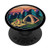 Outdoor camping design with tent  fire  mountains  forest PopSockets PopGrip Swappable Grip for Phones and Tablets