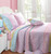 Greenland Home Polka Dot Stripe Quilt Set, Twin