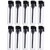 100 Pcs Empty Perfume Sample Bottles Mini Glass Refillable Sample Vial Containers with Black Cap for Aromatherapy  Essential Oil  Fragrance and Liquid