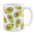 MUGBREW Avocados Pattern Ceramic Coffee Gift Mug Tea Cup, 11 OZ