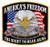 Americas Freedom 2nd Amendment Embroidered Back Patch Iron Sew HLPM5359
