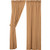 VHC Brands Classic Country Primitive Window Curtains-Kindred Star Tan Lined Plaid Panel Pair