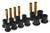 Prothane 7-1007-BL Black Front Spring Eye and Shackle Bushing Kit