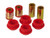 Prothane 8-315 Red Rear Upper and Lower Control Arm Bushing Kit