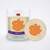 Worthy Promo NCAA Clemson Tigers 8 oz Vanilla Scented Soy Wax Candle  Wood Wick and Lid