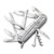 Victorinox Swiss Army Huntsman Pocket Knife  Silver Tech 91mm