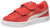 PUMA Suede Classic 2-Strap Sneaker   High Risk Red-White  4 M US Toddler