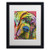 Trademark Fine Art Mastiff by Dean Russo, White Matte, Black Frame 16x20-Inch