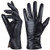 Genuine Sheepskin Leather Gloves For Women  Winter Warm Touchscreen Texting Cashmere Lined Driving Motorcycle Dress Gloves