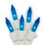 Set of 35 Blue Mini Christmas Lights - White Wire