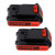 2Pack 3-0Ah 20V LBXR20 Lithium Replacement Battery for Black and Decker 20Volt Max LBX20 LBXR20-OPE LB20 LST220 LBX4020 LB2X4020