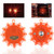 Sidaqi 2Pack LED Road Safety Flare Roadside Warning Flashing Lights Emergency Disc Beacon for Car Marine Boat