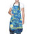 FUNINDIY Funny Bib Apron with 2 Pockets and Extra Long Ties  Waterdrop Resistant Adjustable Kitchen Chef Apron for Men Women - The Starry Night Van Go
