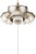 Fanimation F301SN-220 Three Light Turtle Fitters Collection  Satin Nickel