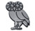 Elektroplate Rice University -Owl- Emblem