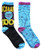 Hyp Rick and Morty Mr- Meeseeks CAAAN DO Mens Casual Crew Socks 2 Pair Pack Shoe Size 6-12