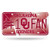 NCAA Rico Industries 1 Fan Metal License Plate Tag  Oklahoma Sooners