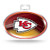 NFL Rico Industries Metallic Team Logo Sticker  Kansas City Chiefs