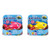 Robo Alive Junior Baby Shark Battery-Powered Sing and Swim Bath Toy by ZURU - Mommy Shark -Pink- -Custom Packaging- and Baby Shark Battery-Powered Sing