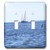 3dRose lsp-39064-2Sailboat Off Sanibel Island Double Toggle Switch