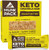 Munk Pack Keto Granola Bars  Peanut Butter  12 Pack  1g Sugar  2g Net Carbs  Keto Snacks  Chewy and Grain Free  Plant Based  Paleo-Friendly  Gluten Free