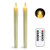 Flameless Taper Candles with Remote Timer  Moving Wick LED Window Candles H9x D1 Battery Operated LED Flickering Window Candles Real Wax Warm Light
