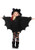 Leg Avenue Girls Cozy Bat Halloween Costume  Black  Medium