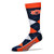 For Bare Feet NCAA Argyle Lineup Crew Socks -AU Tigers  One Size Fits Most-