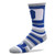 For Bare Feet NCAA Lotta-Stripe Mens Crew Socks-Duke Blue Devils