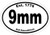 Oval Vinyl Est-1776 9mm Decal  2nd Amendment Bumper Sticker  Gun Gift