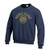 Elite Fan Shop Notre Dame Fighting Irish Crewneck Sweatshirt Seal Navy - XXL
