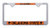 AMG Auto Emblems All Metal NCAA Alumni License Plate Frame  -Oklahoma State-
