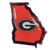 NCAA Collegiate Metal State Shaped Auto Emblem -Georgia-